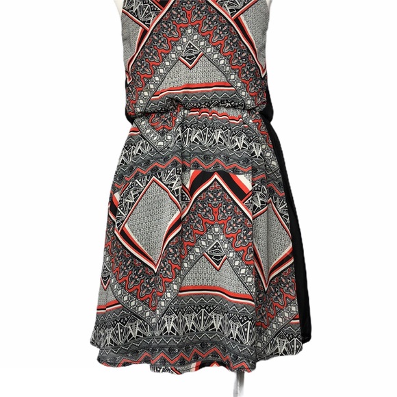 Alya Multicolored Print Halter Mini Dress - Picture 7 of 8